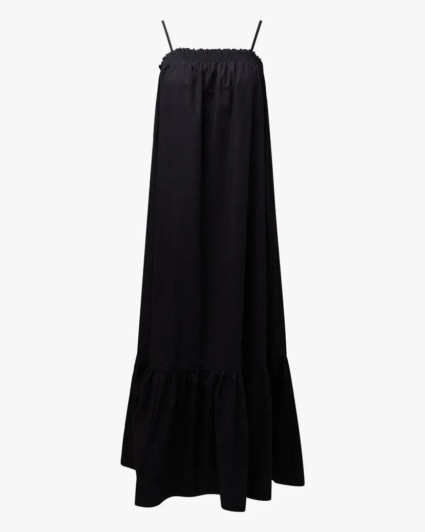 Smocked Cotton Poplin Midi Dress sold by WeWoreWhat