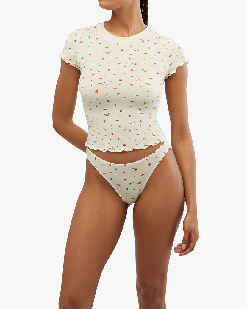 Scoop Ditsy Roses Modal Jersey Bottom sold by WeWoreWhat product image thumbnail 4