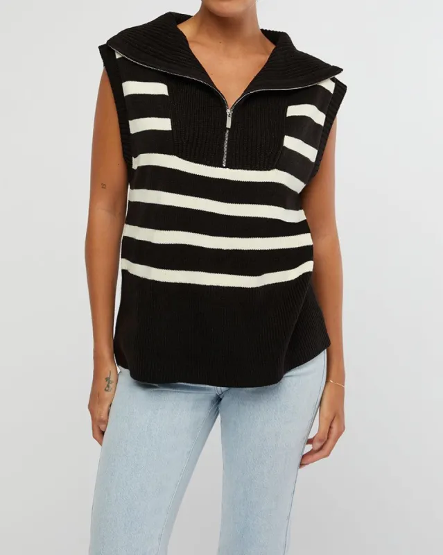Half Zip Sweater Vest sold by WeWoreWhat