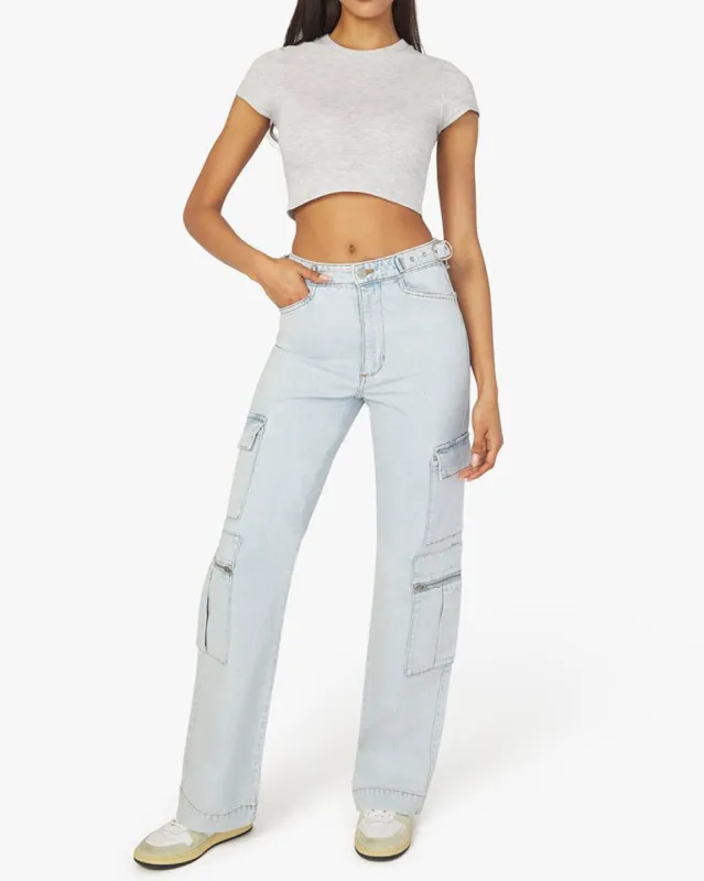 Cropped Cotton Jersey Baby Tee sold by WeWoreWhat