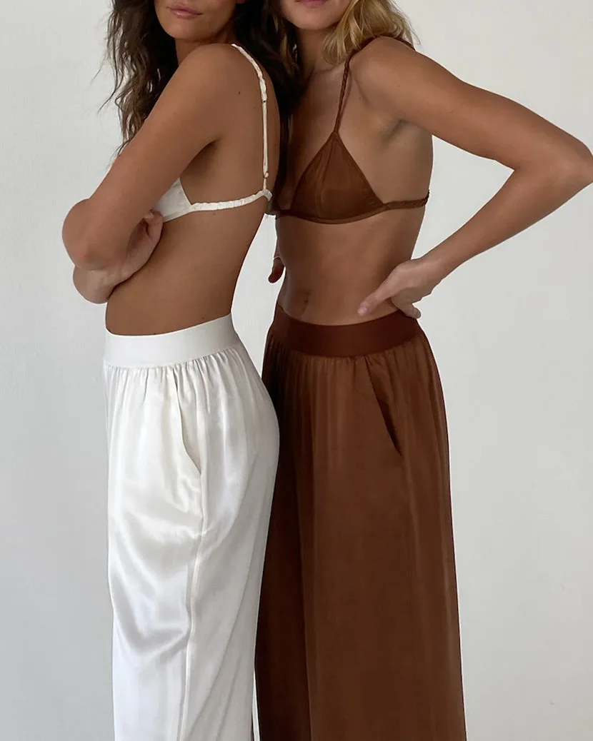 Silk Wide Leg Pant sold by WeWoreWhat product image thumbnail 4