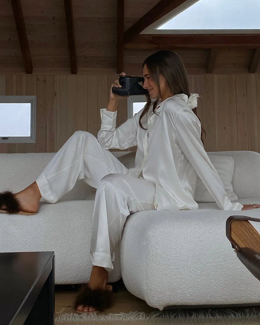 Silk Wide Leg Pant sold by WeWoreWhat product image thumbnail 3