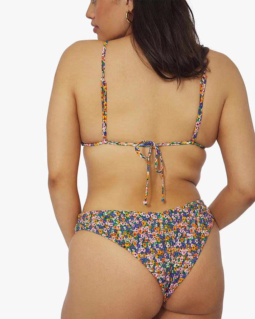 Cooper Smocking Micro Wildflowers Bikini Top sold by WeWoreWhat product image thumbnail 4