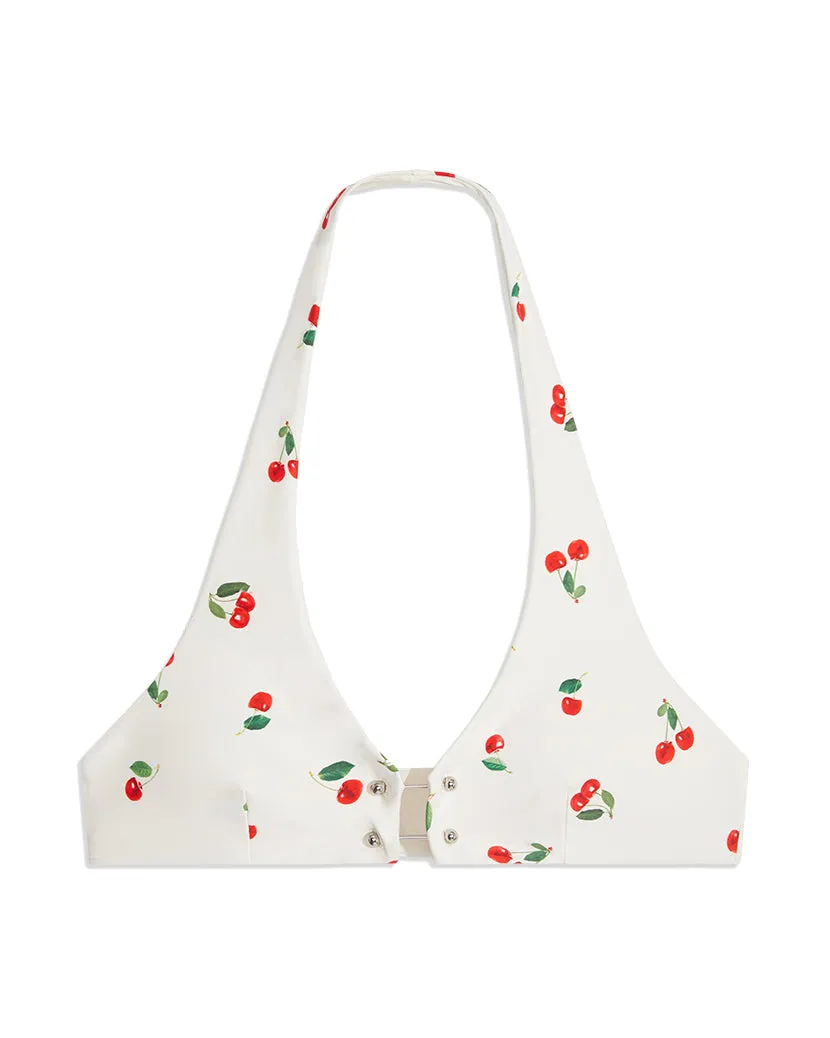Barbell Cherries Halter Bikini Top sold by WeWoreWhat product image thumbnail 2