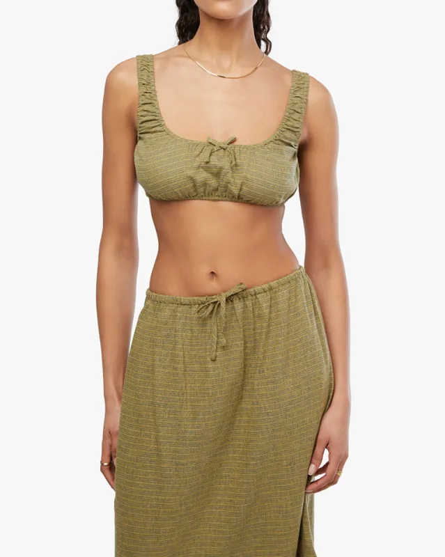 Scrunchy Top sold by WeWoreWhat