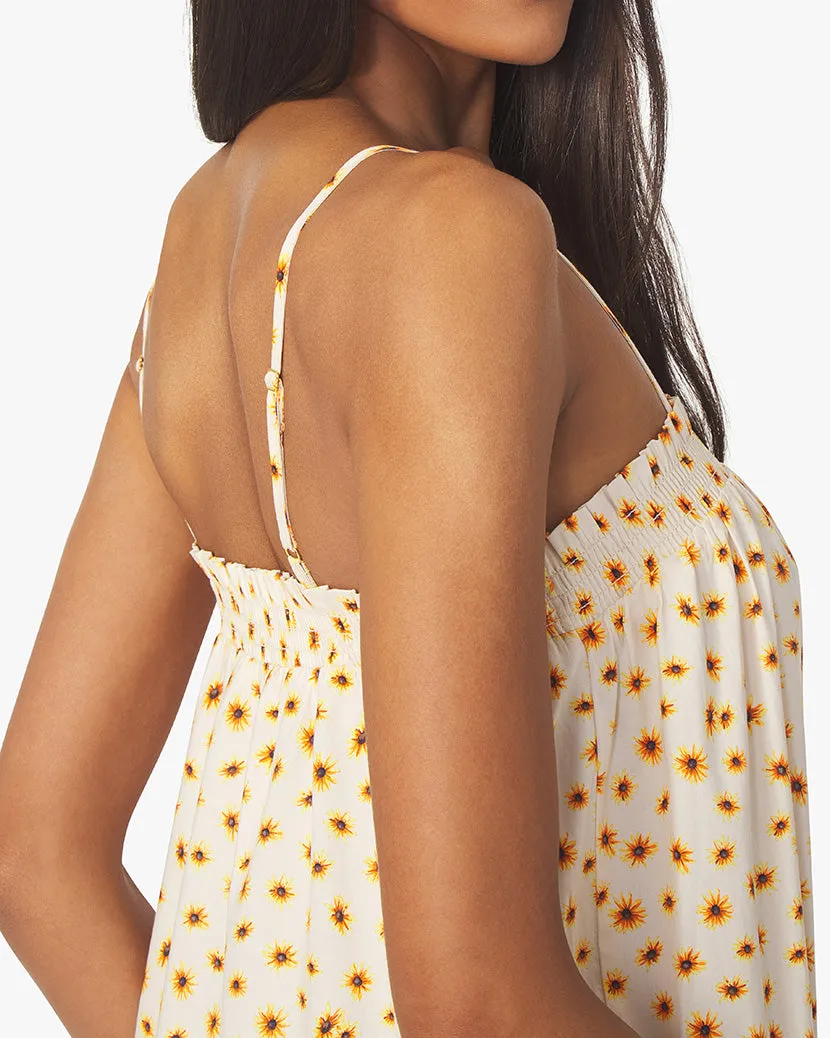 Smocked Cotton Poplin Midi Dress sold by WeWoreWhat product image thumbnail 5