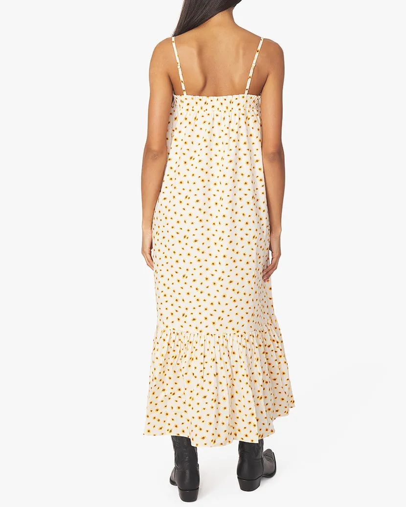 Smocked Cotton Poplin Midi Dress sold by WeWoreWhat product image thumbnail 4