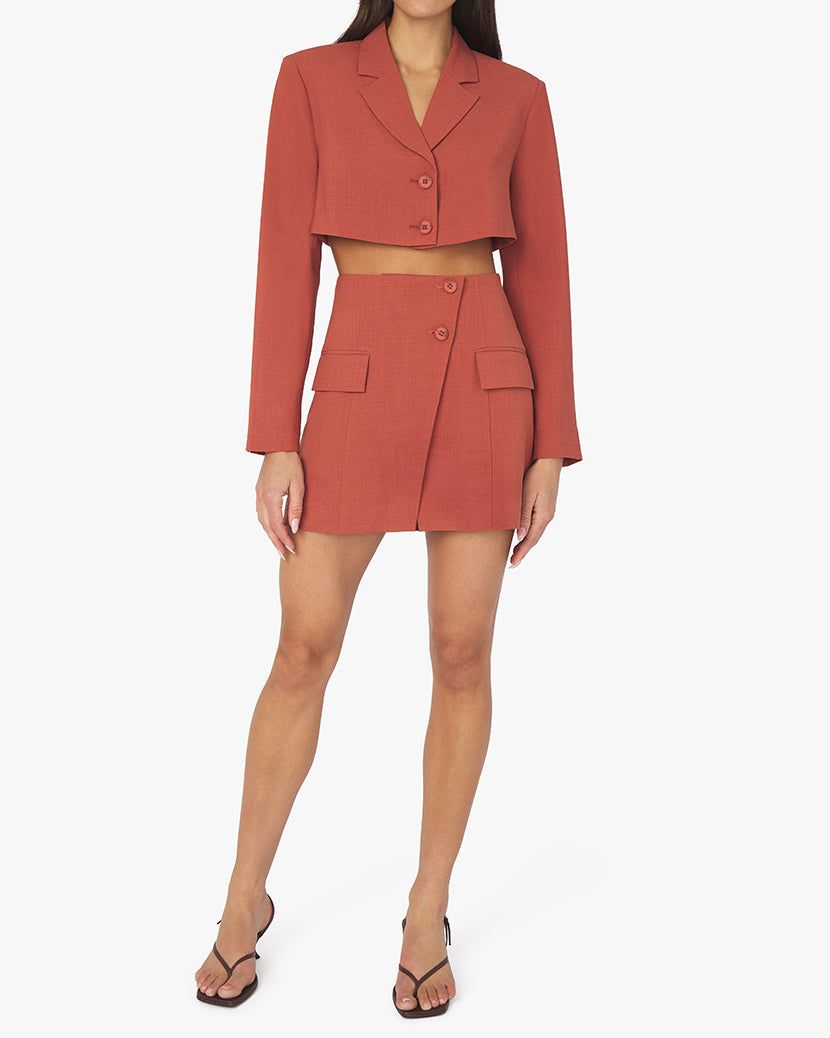 Cropped Suiting Blazer sold by WeWoreWhat