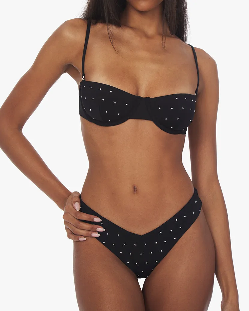 Balconette Rhinestone Tricot Bikini Top sold by WeWoreWhat product image thumbnail 5