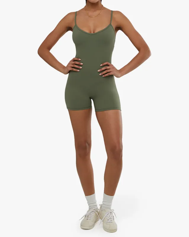V-neck Romper sold by WeWoreWhat