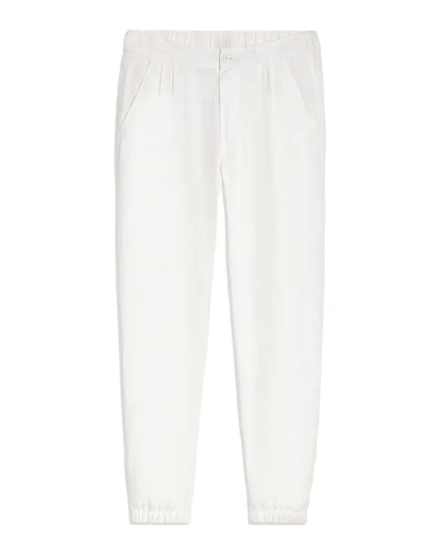 Men's Pleated Linen Elastic Pant sold by WeWoreWhat