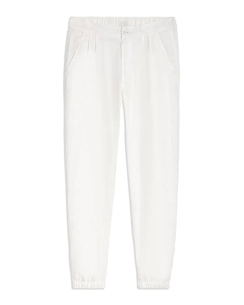 Men's Pleated Linen Elastic Pant sold by WeWoreWhat