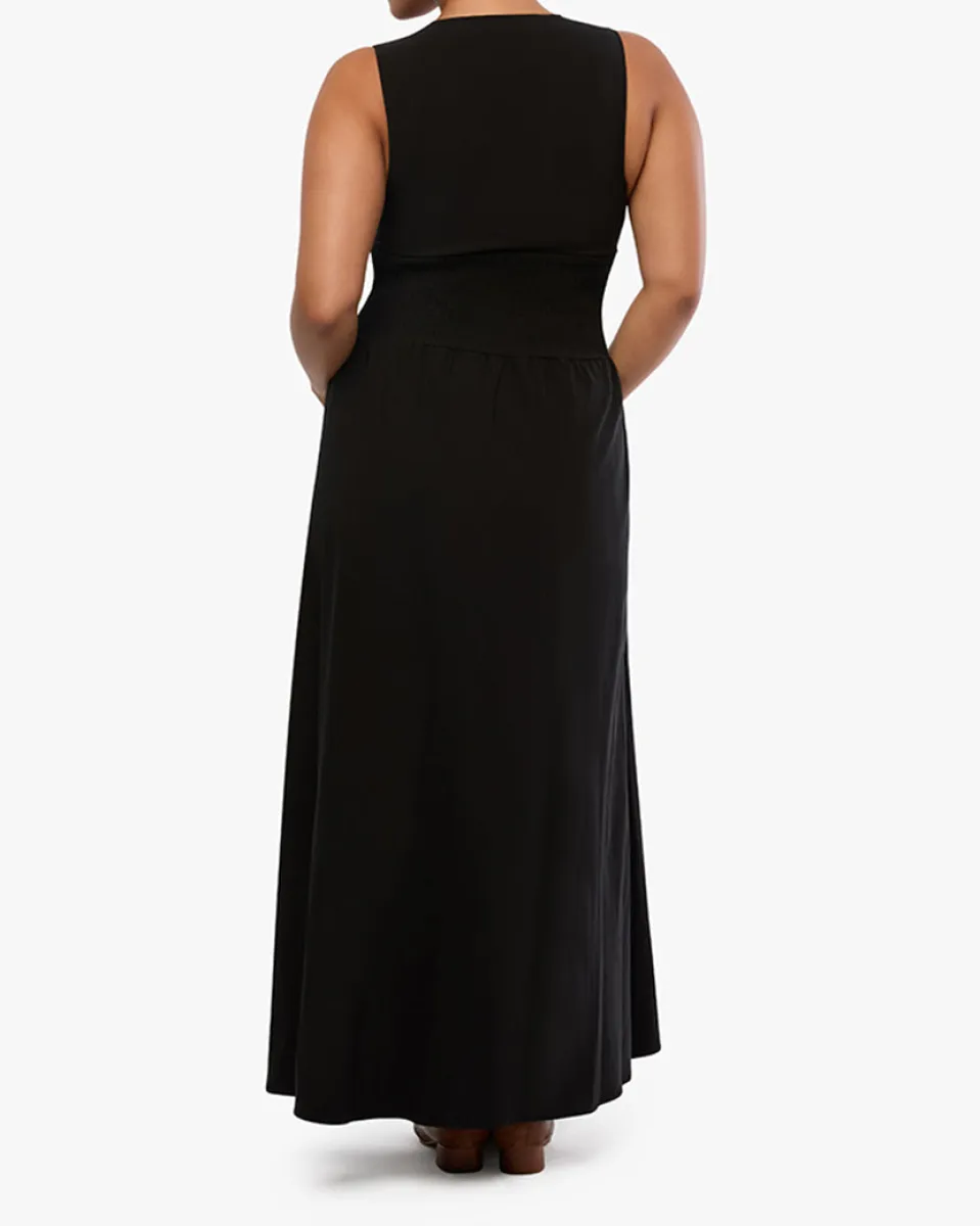 knee length dresses for ladies Dolly Scallop Trim Shift Dress Small / Cream main image 0