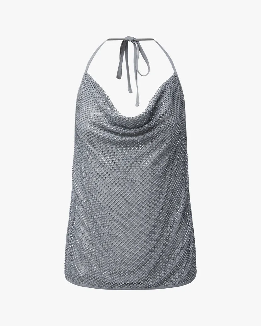 Crystal Cowl Neck Top sold by WeWoreWhat product image thumbnail 3