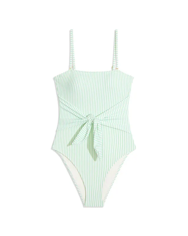 Capri Micro Stripe One Piece made by WeWoreWhat