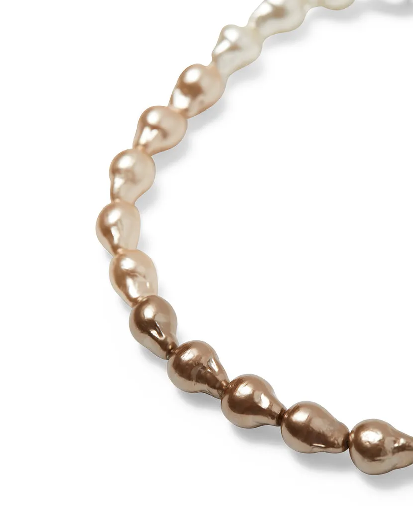 Multi Color Pearl Necklace sold by WeWoreWhat product image thumbnail 3