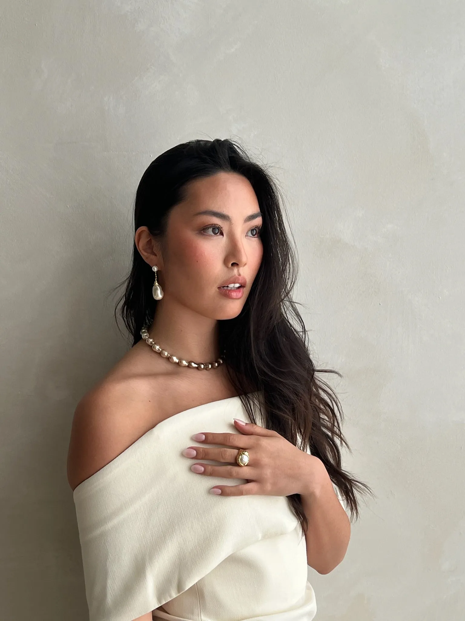 Multi Color Pearl Necklace sold by WeWoreWhat product image thumbnail 2