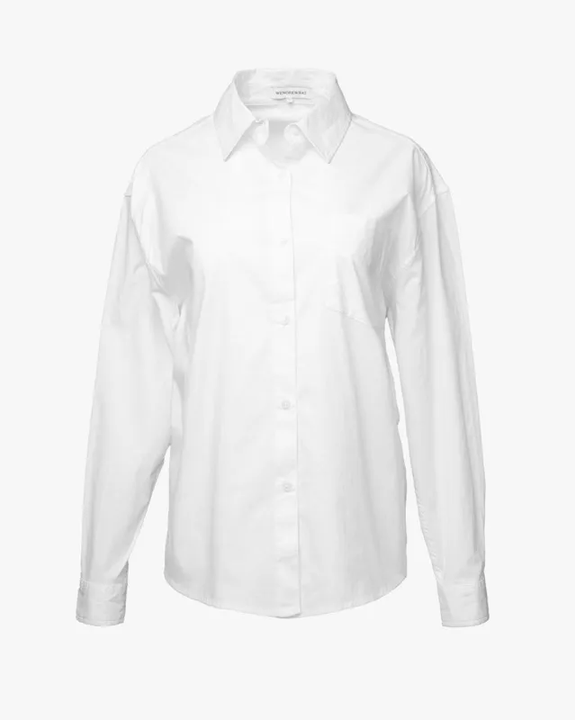 Boyfriend Poplin Shirt sold by WeWoreWhat