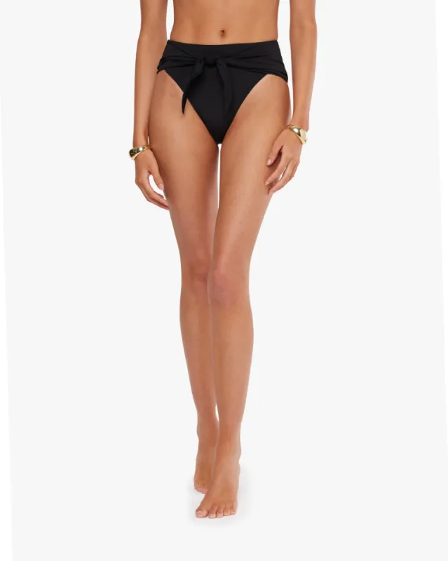 High Rise Tie-front Bottom sold by WeWoreWhat