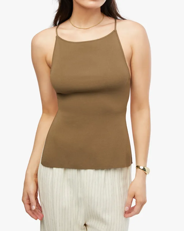 High Straight Neck Top sold by WeWoreWhat