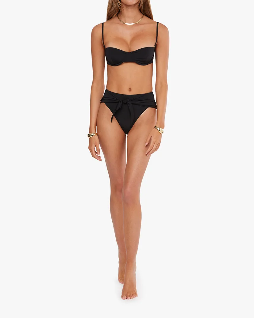 High Rise Tie-front Bottom sold by WeWoreWhat product image thumbnail 4