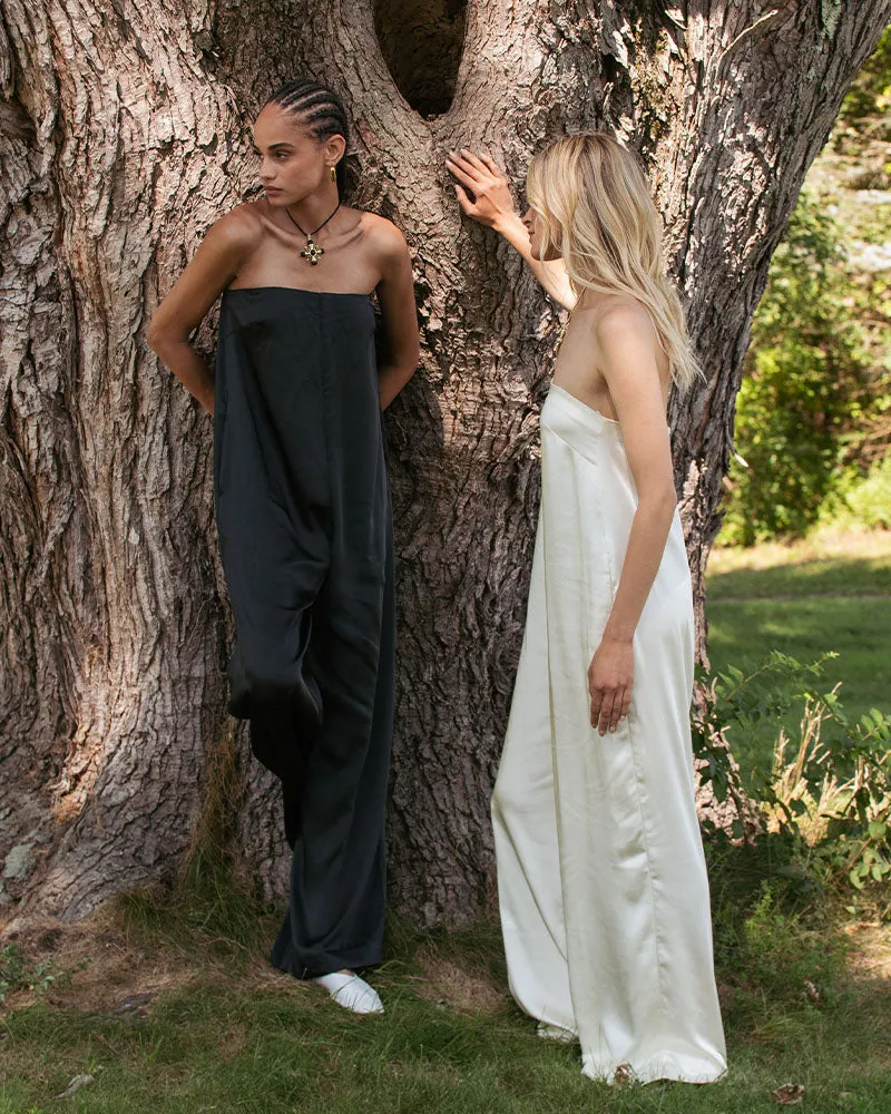 Strapless Wide Leg Jumpsuit sold by WeWoreWhat product image thumbnail 3