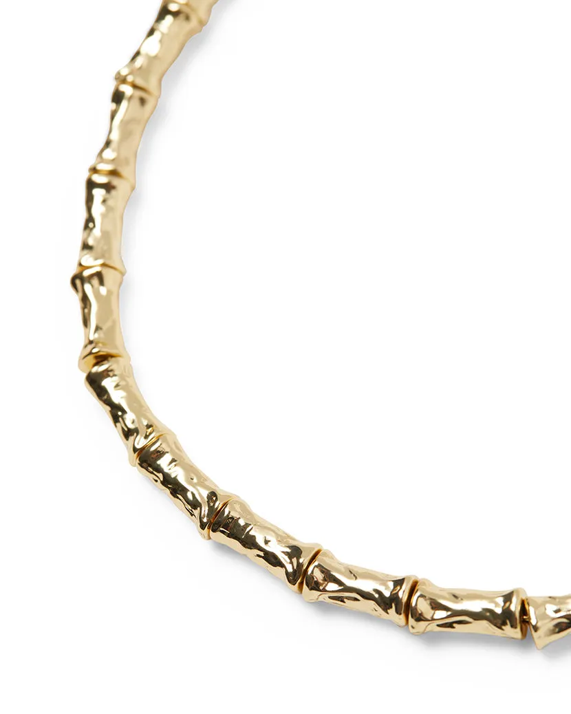 Hammered Bamboo Necklace sold by WeWoreWhat product image thumbnail 3