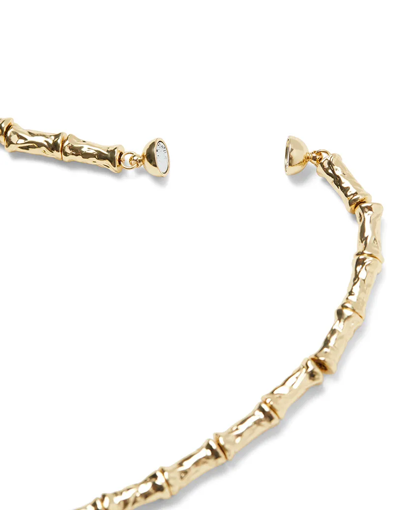 Hammered Bamboo Necklace sold by WeWoreWhat product image thumbnail 4