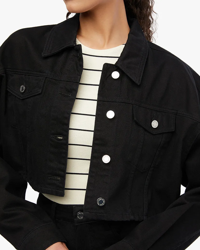 Cropped Denim Jacket sold by WeWoreWhat product image thumbnail 5