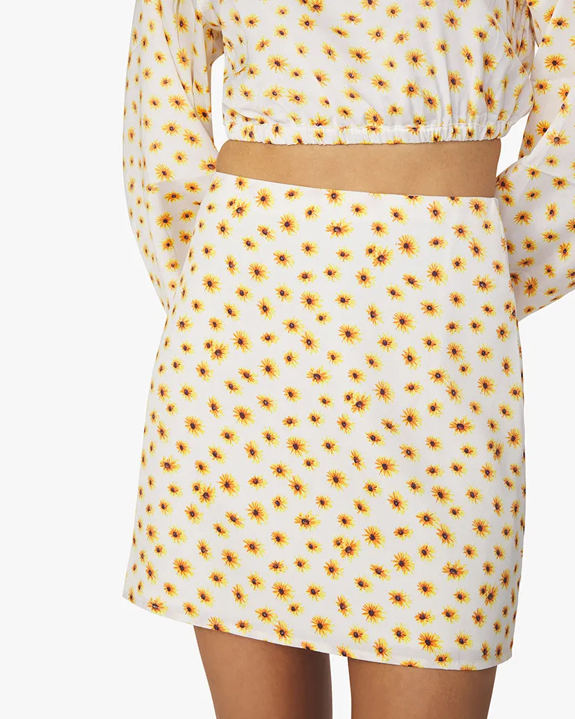Mini Slip Ditsy Daisies Skirt sold by WeWoreWhat