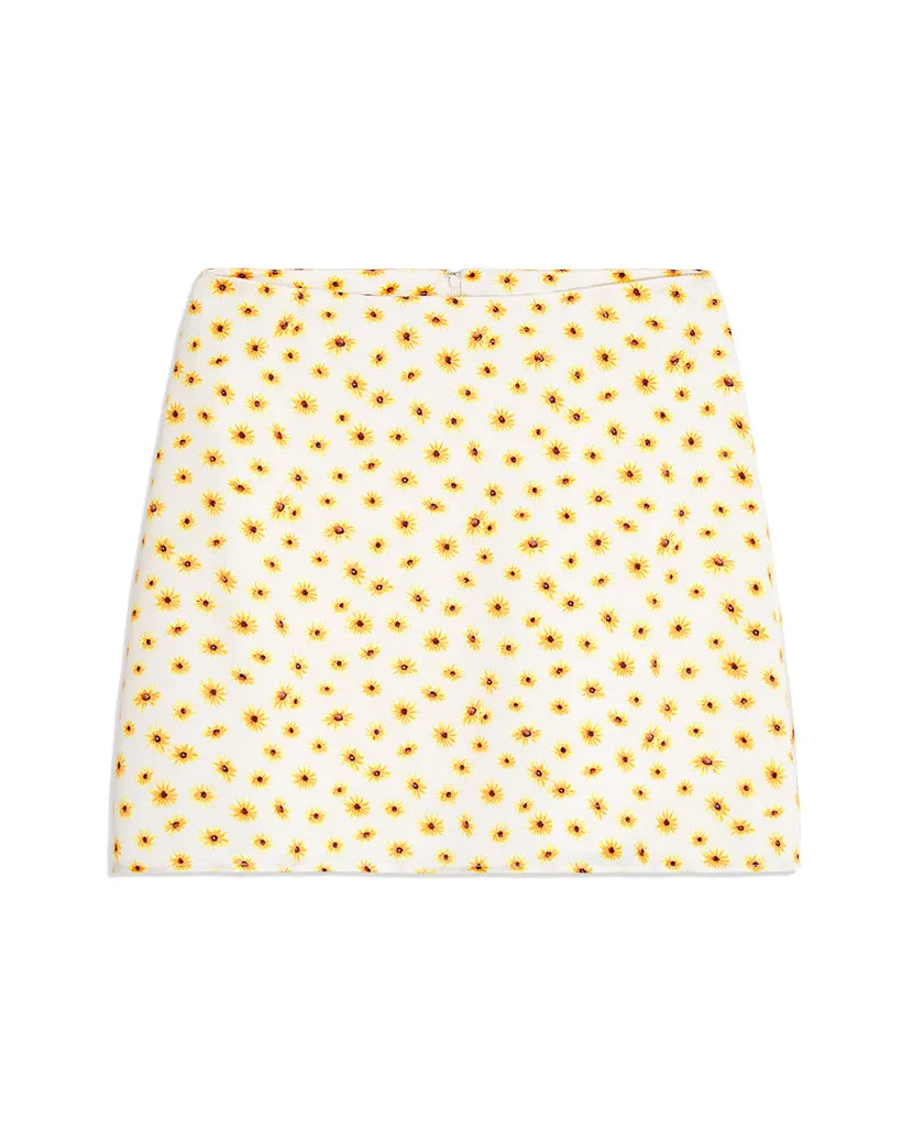 Mini Slip Ditsy Daisies Skirt sold by WeWoreWhat product image thumbnail 2
