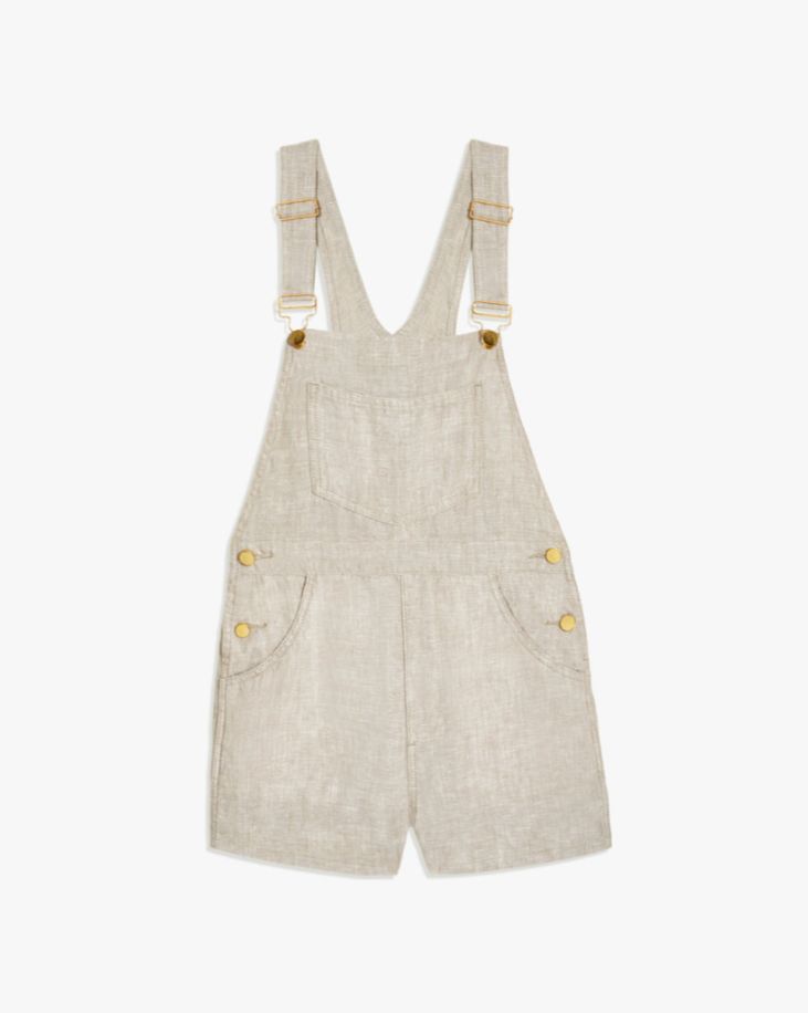 Basic Linen Short Overalls sold by WeWoreWhat product image thumbnail 2