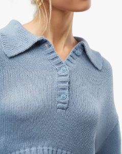 Knit Polo Sweater sold by WeWoreWhat