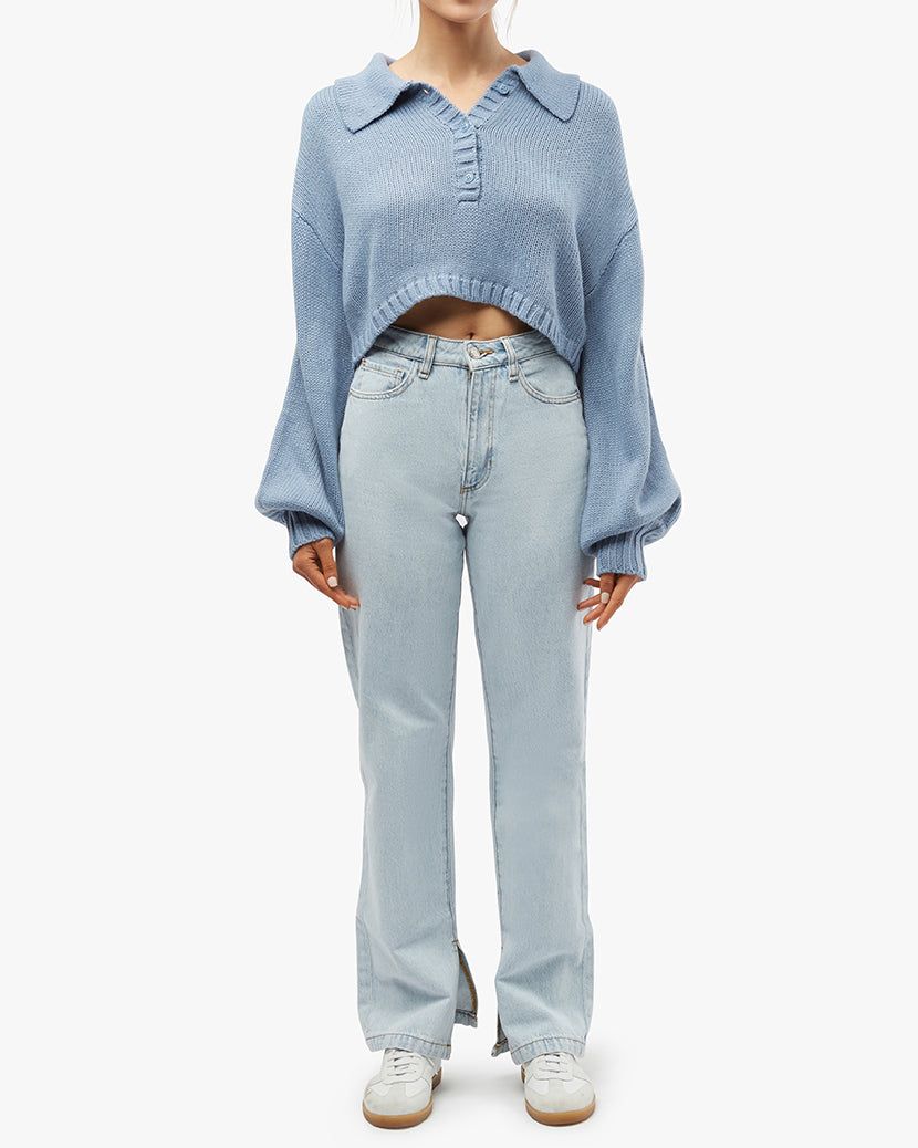 Knit Polo Sweater sold by WeWoreWhat product image thumbnail 7