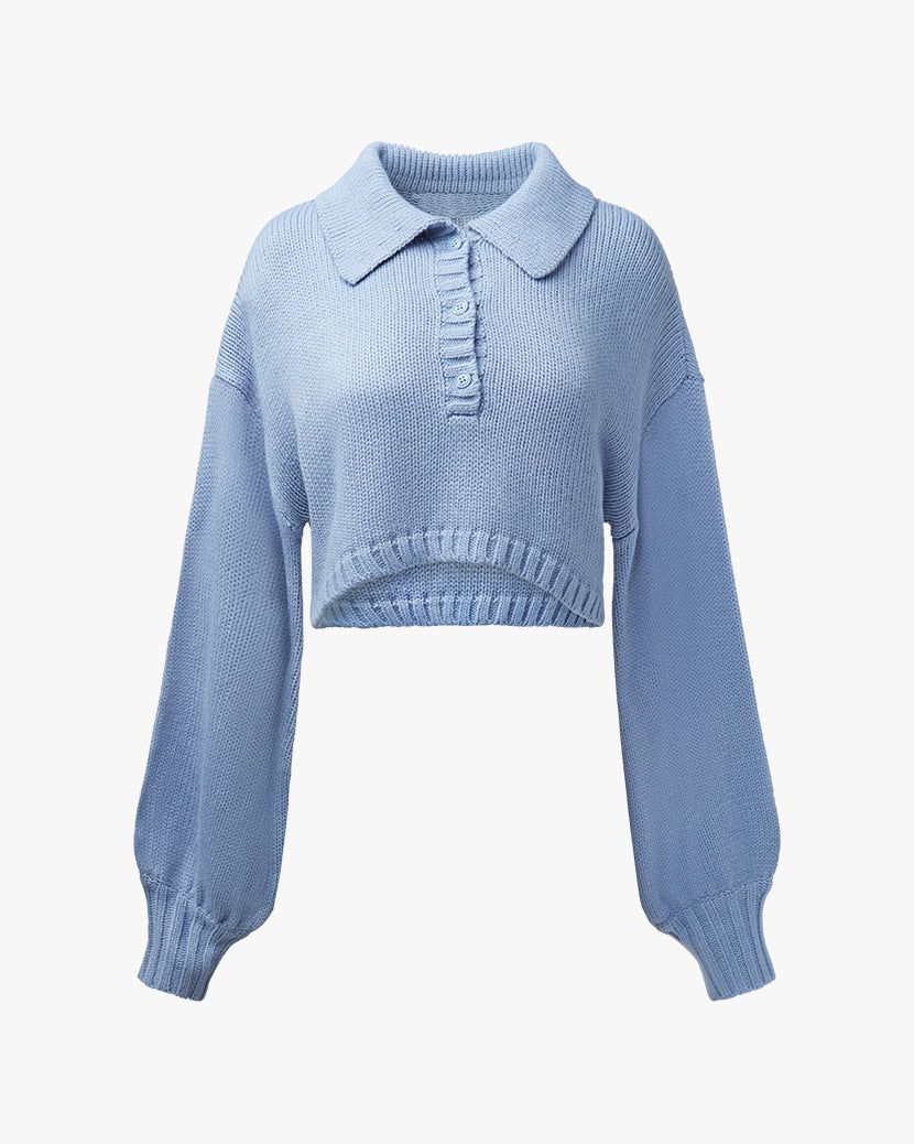 Knit Polo Sweater sold by WeWoreWhat product image thumbnail 2