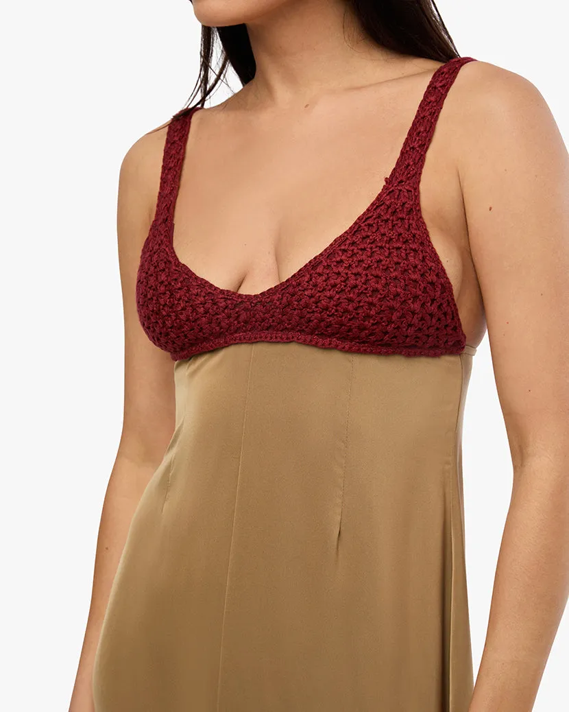 Crochet Top Maxi Dress sold by WeWoreWhat product image thumbnail 3