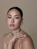 Hammered Pearl Earring Party sold by WeWoreWhat