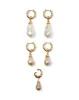 Hammered Pearl Earring Party sold by WeWoreWhat