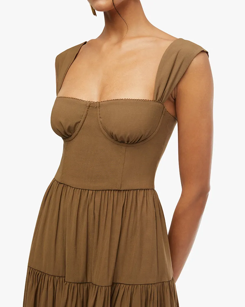 Strap Corset Midi Dress sold by WeWoreWhat product image thumbnail 4