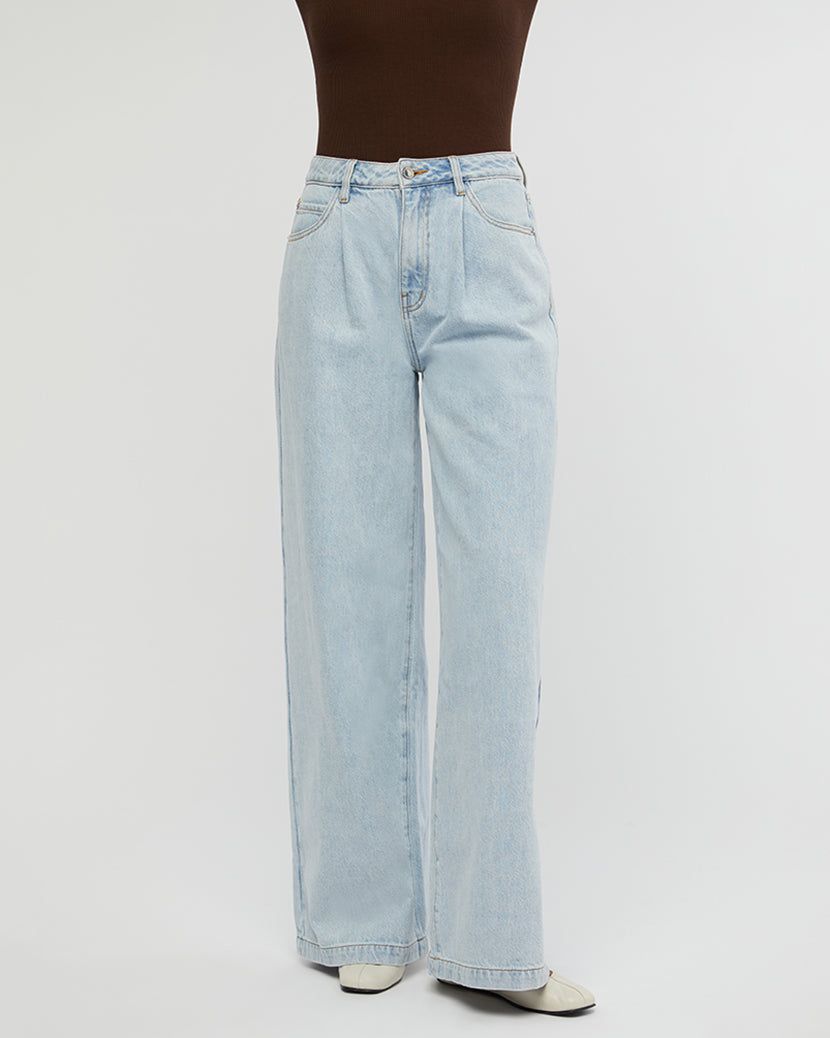High Rise Pleated Wide Leg Pants sold by WeWoreWhat