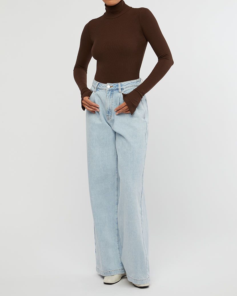 High Rise Pleated Wide Leg Pants sold by WeWoreWhat product image thumbnail 4
