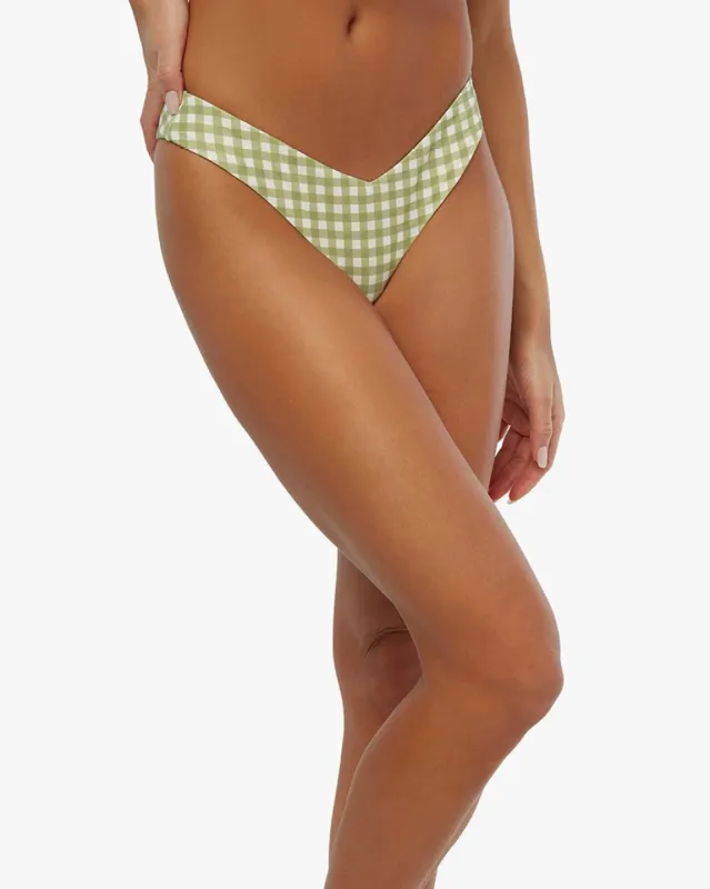 Delilah Gingham Bikini Bottom sold by WeWoreWhat