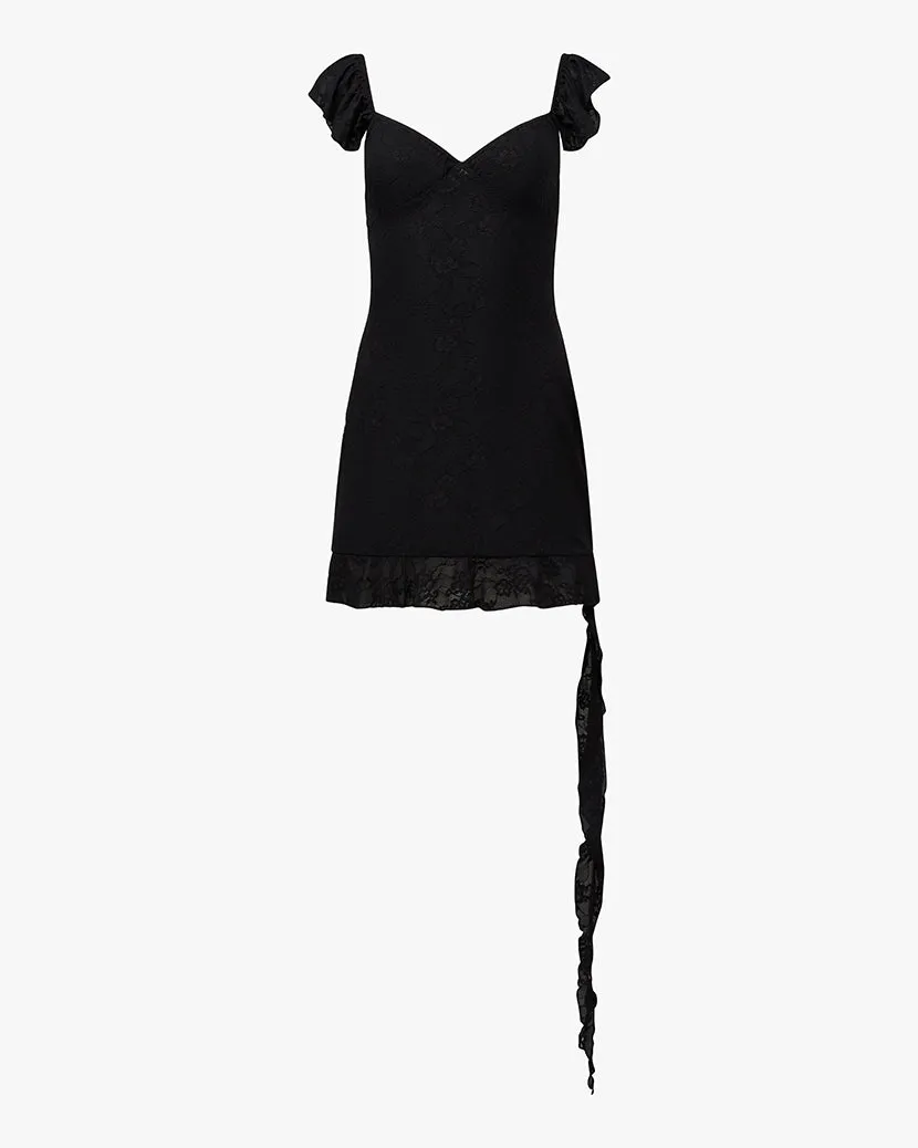 Asymmetrical Lace Mini Dress sold by WeWoreWhat product image thumbnail 2