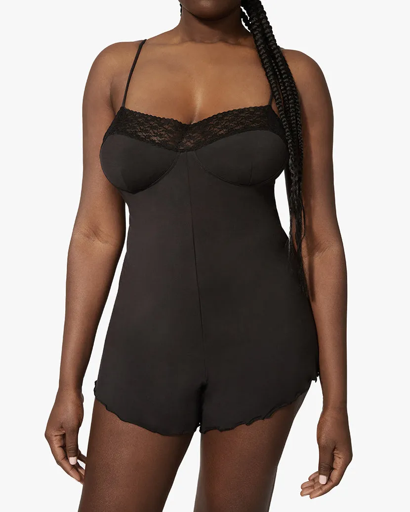 Lace Romper sold by WeWoreWhat