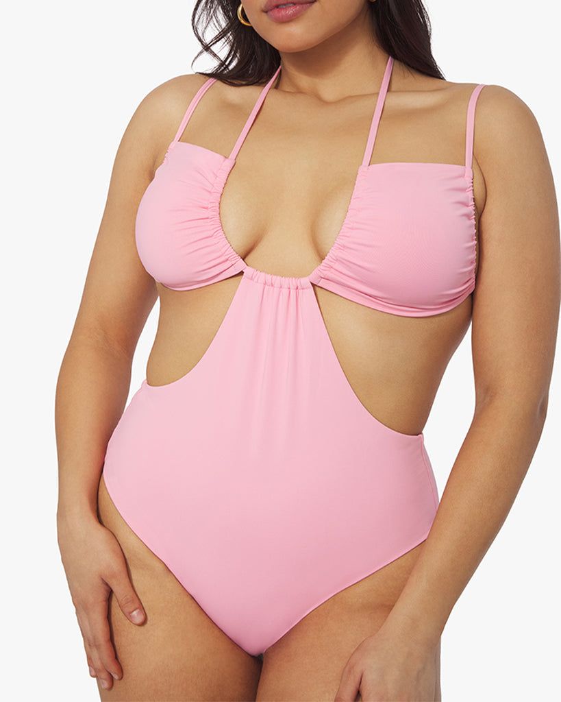 Ruched Cup Tie One Piece sold by WeWoreWhat product image thumbnail 5