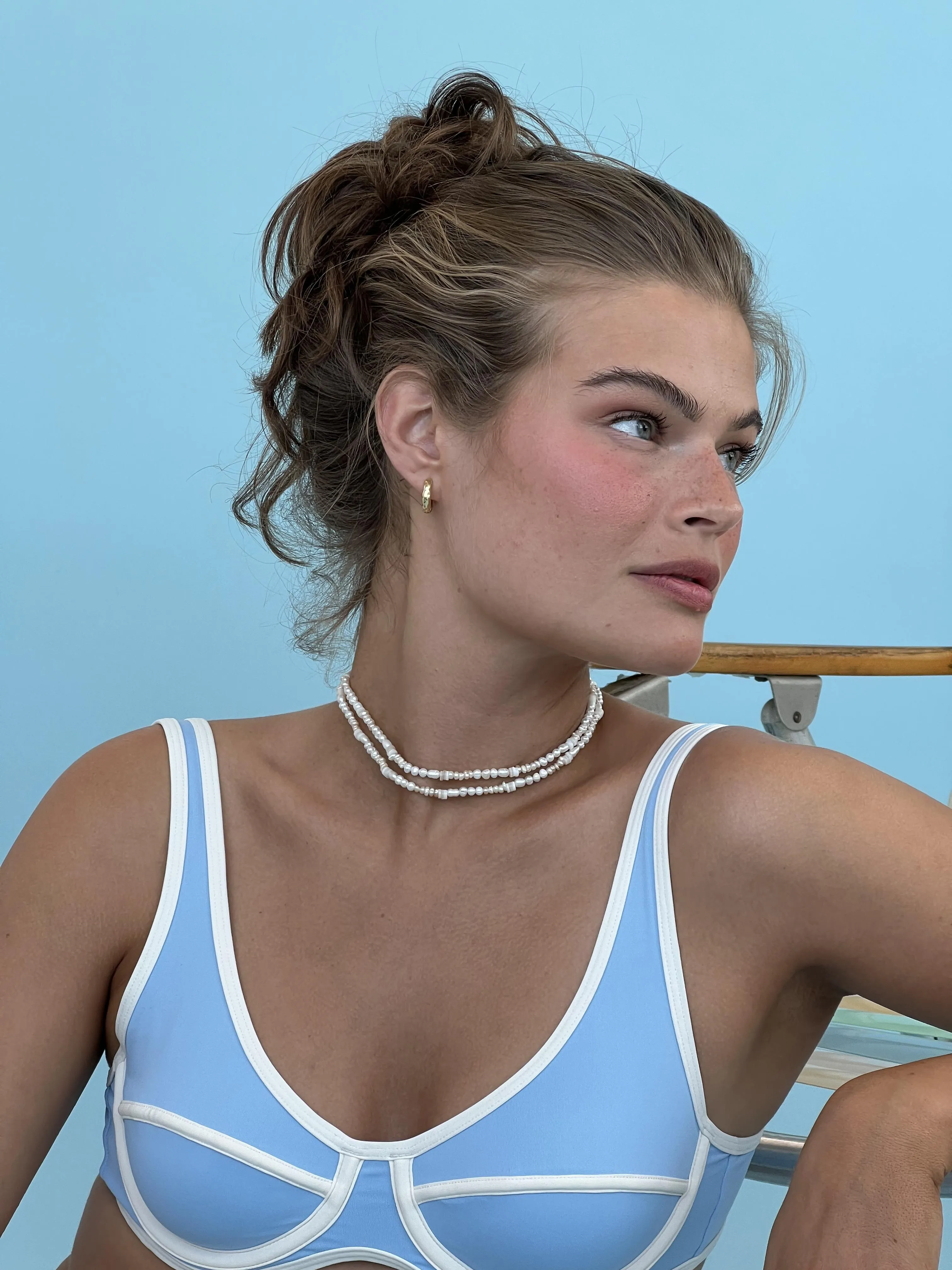 Ivory Pearl Choker sold by WeWoreWhat product image thumbnail 4