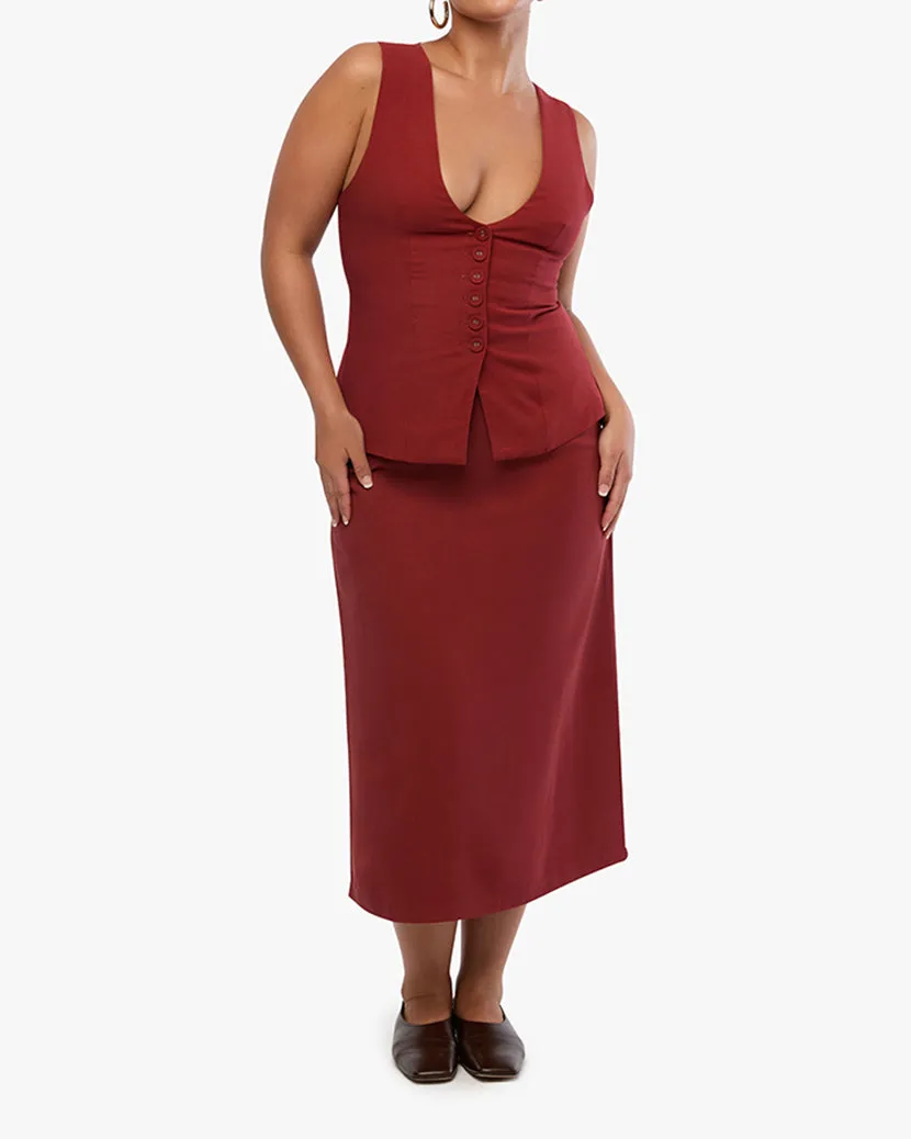 A-line Midi Skirt sold by WeWoreWhat product image thumbnail 3