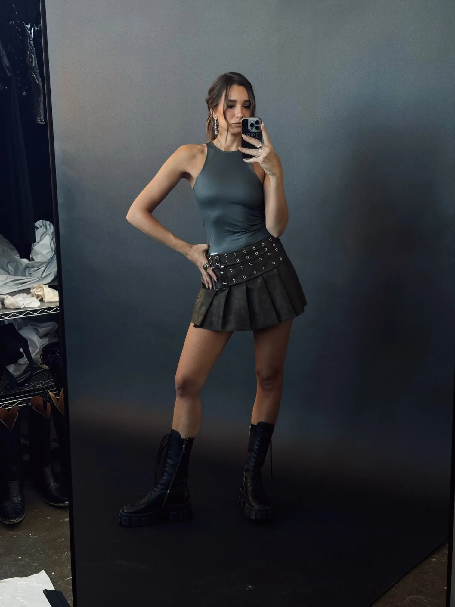 Pleated Micro Mini Skirt sold by WeWoreWhat product image thumbnail 3