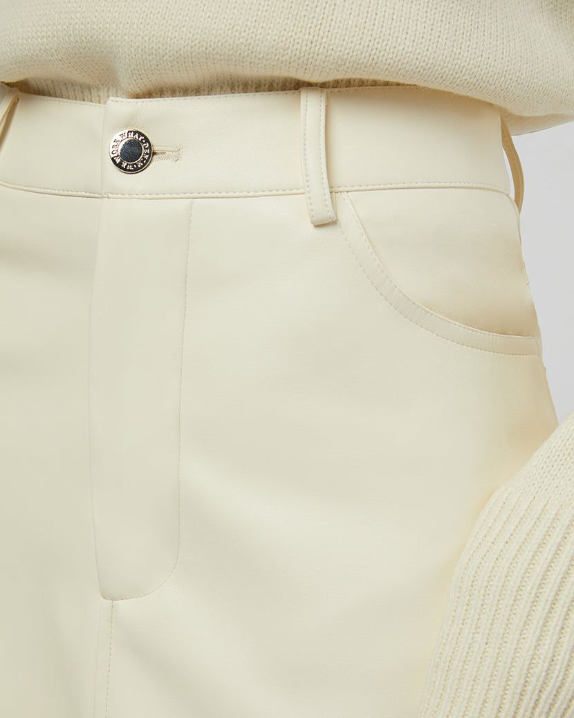 Vegan Leather Midi Skirt sold by WeWoreWhat product image thumbnail 5