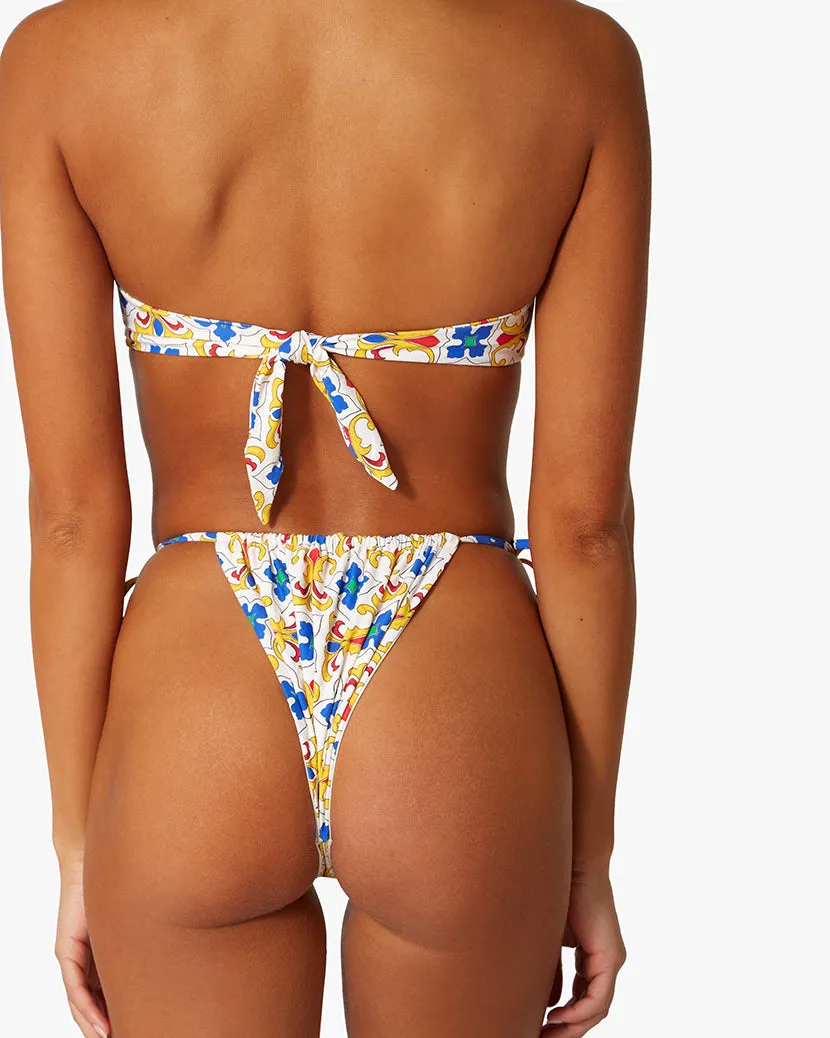 Ruched String Bikini Bottom sold by WeWoreWhat product image thumbnail 5